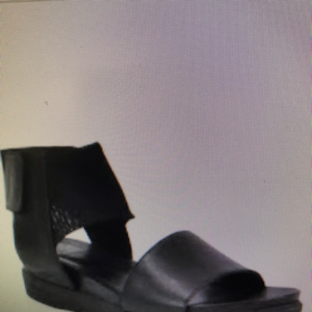Ellen Fisher mesh ankle platform wedge